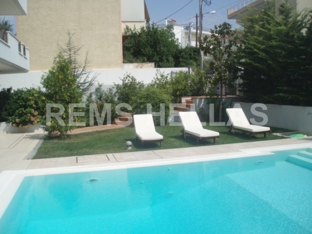 With modern furniture and communal swimming pool Kifissia KAT 